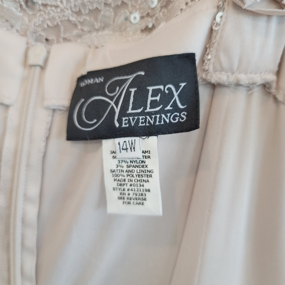 Alex Evenings Sleeveless A-Line Dress Gown Women's Size 14W - Picture 13 of 14